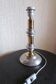 Lampe de table en étain et métal doré, 1970s
