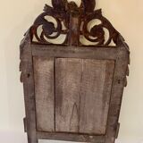 Louis XVI-style gilded wooden mirror 42x75cm