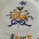 Pair of antique hand-painted plates