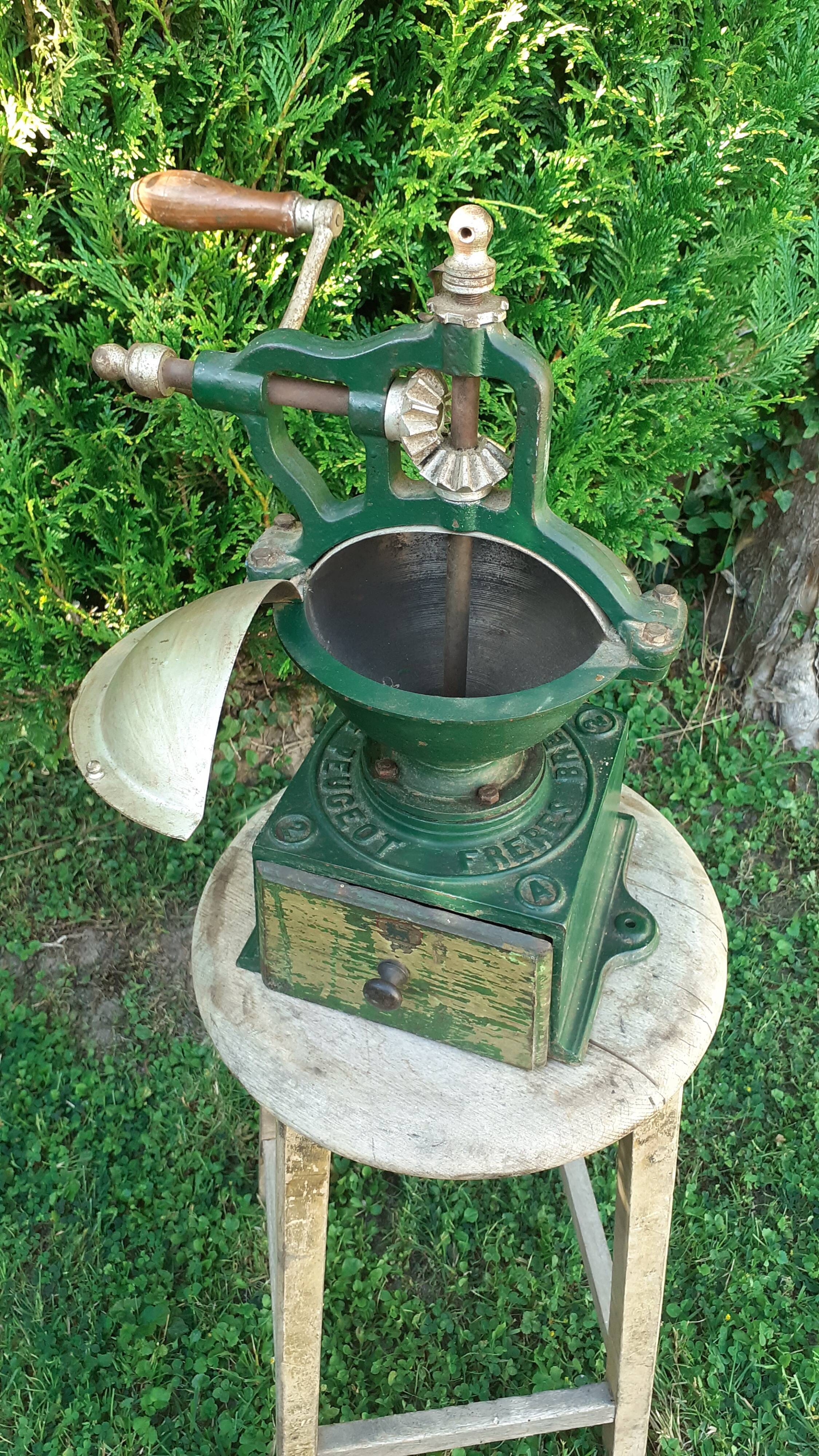Peugeot frères counter coffee grinder