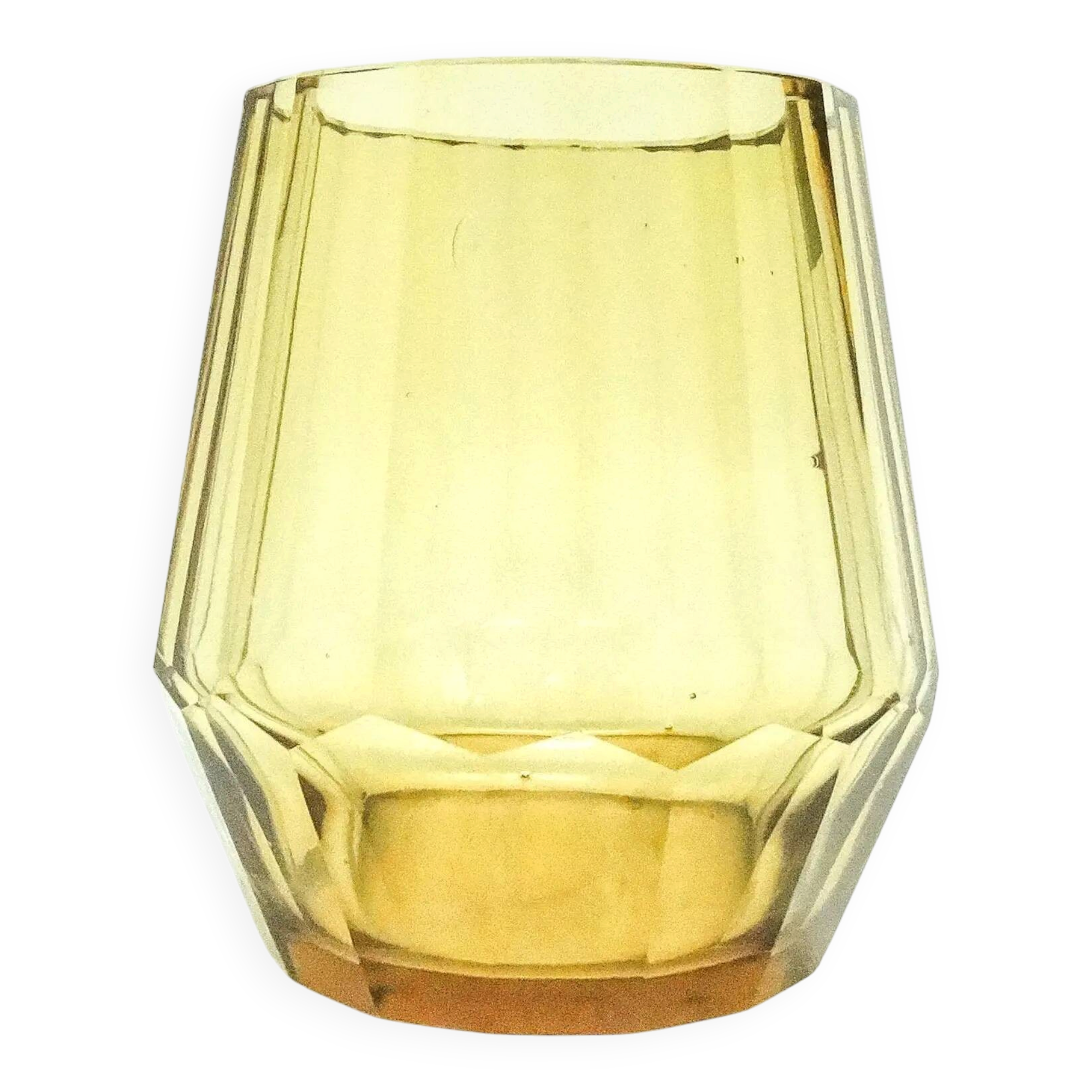 Art Deco vase, crystal, Czechoslovakia, 1930s