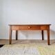 Table de ferme basse et son tiroir - L100