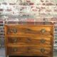 Commode époque Louis Philippe en noyer 3 tiroirs