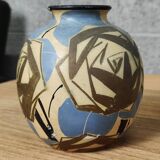 Pair of ceramic vases by Louis Giraud