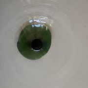 XXXL blown glass vase from Empoli 1960