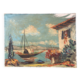 Mediterranean Marine, oil on canvas
