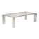 Table basse moderniste en acier chromé et verre clair — Europe, vers 1970