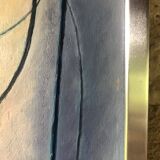 Vintage abstract painting, signed, circa 70's/80's