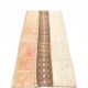 2x6 Turkish Short Brown Handmade Vintage Runner Rug, 64x174Cm