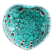 Turquoise fat lava bowl - Ref 1000
