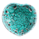 Turquoise fat lava bowl - Ref 1000