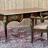 Regency style desk and armchair from the Napoleon III period - late 19th century