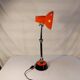Vintage red articulated desk lamp - 70s/80s.
