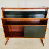 Mid-century rosewood bar and stools by Niels Erik Glasdam Jensen 1960s