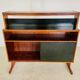 Mid-century rosewood bar and stools by Niels Erik Glasdam Jensen 1960s