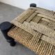 Small low stool or footrest DLC Audoux Minet