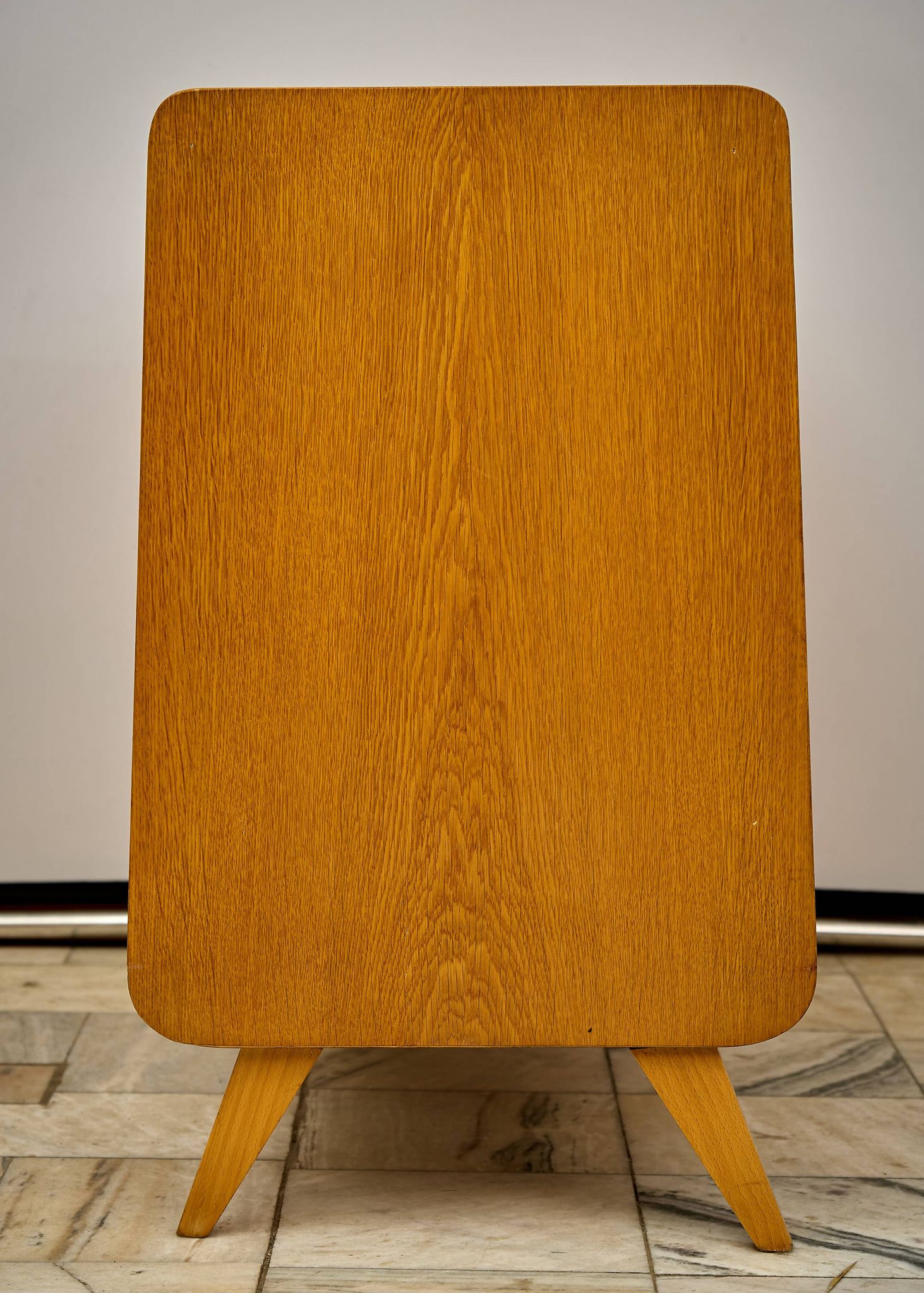 Armoire à literie vintage des années 1960, Tchécoslovaquie