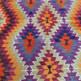 Turkish kilim rug,235x159 cm,MYK-1623