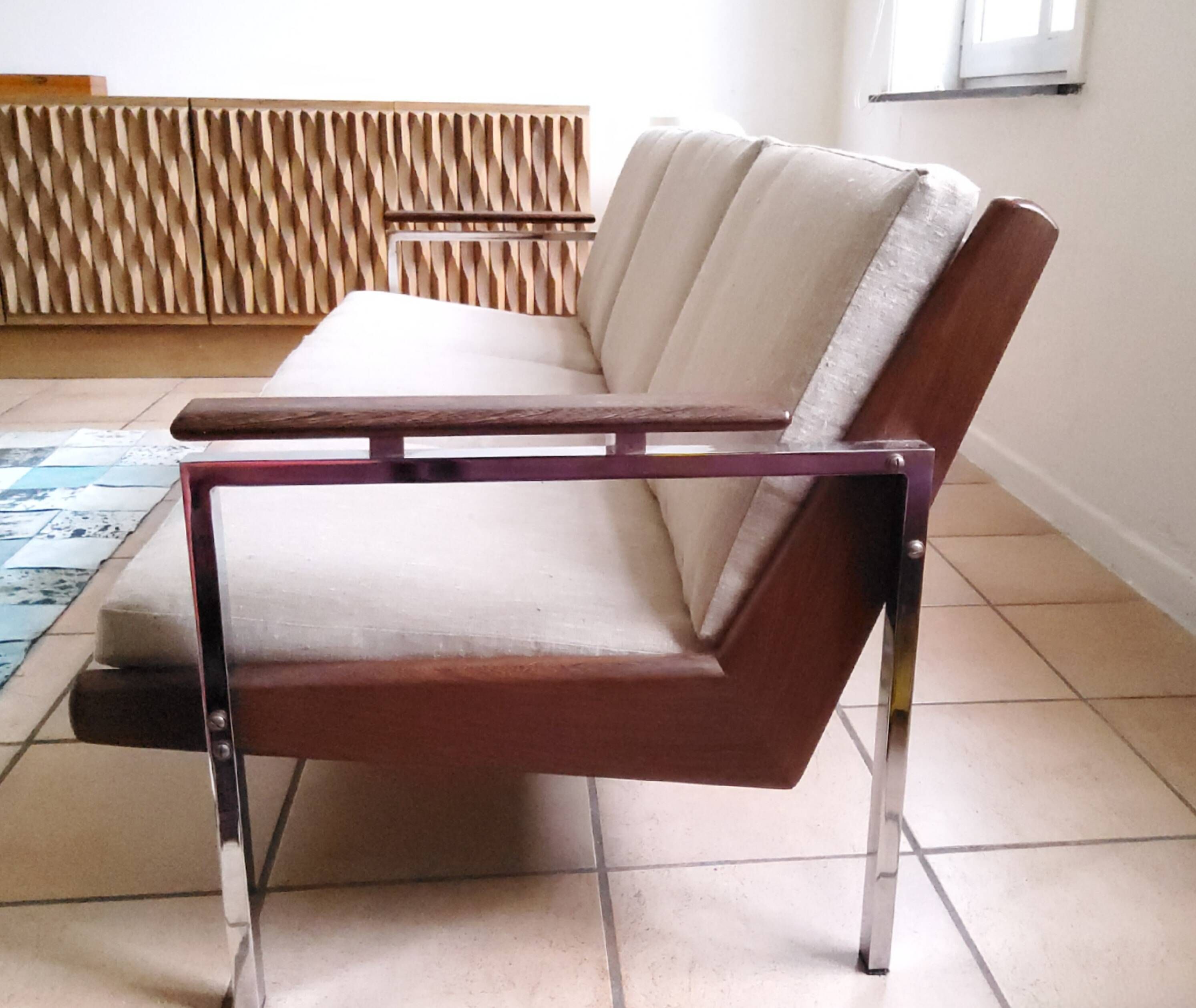 Vintage 3-seater sofa "Lotus" by Rob Parry for Gelderland, Netherlands 1960s