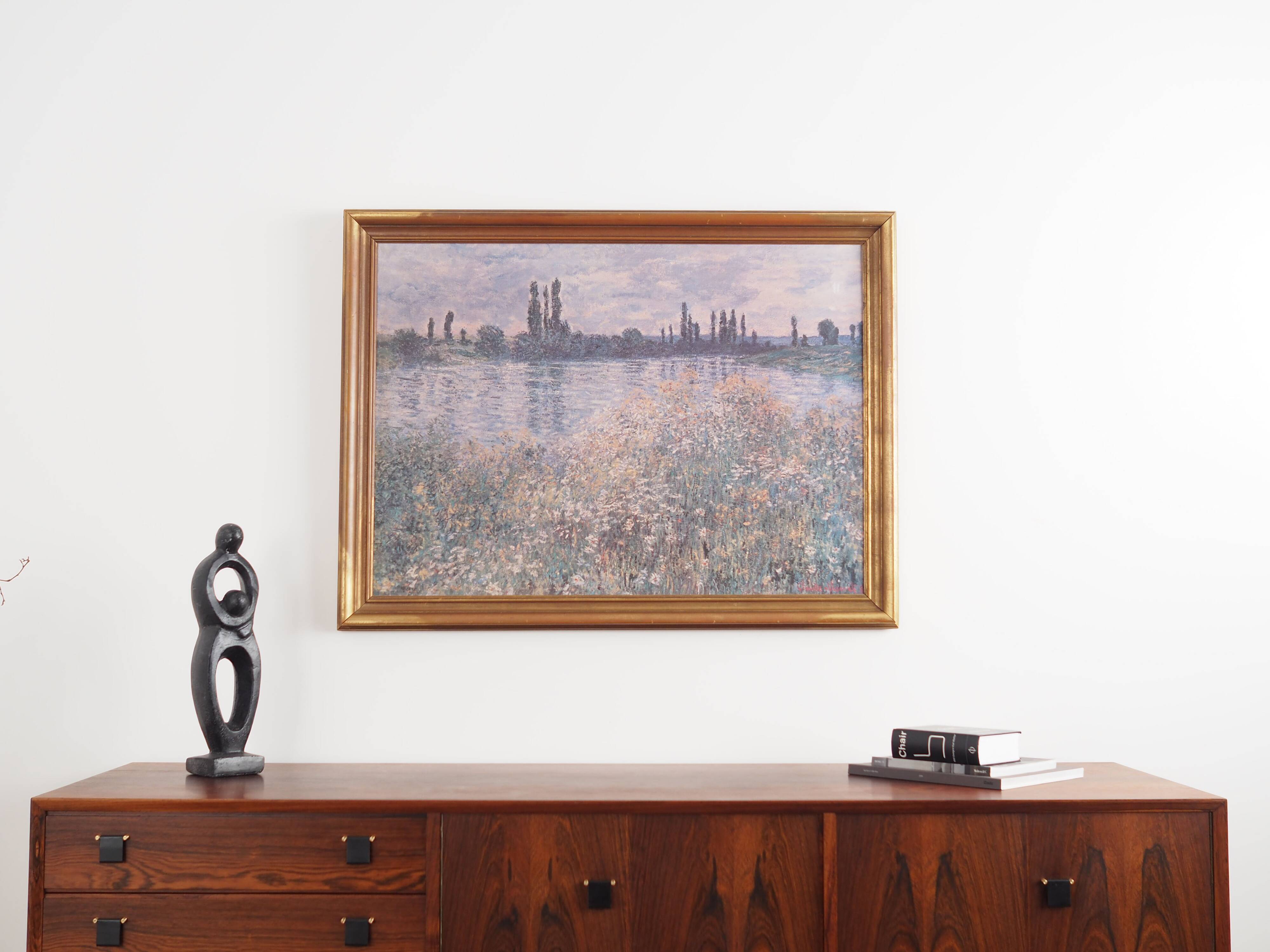Painting “The Blue Meadow” reproduction