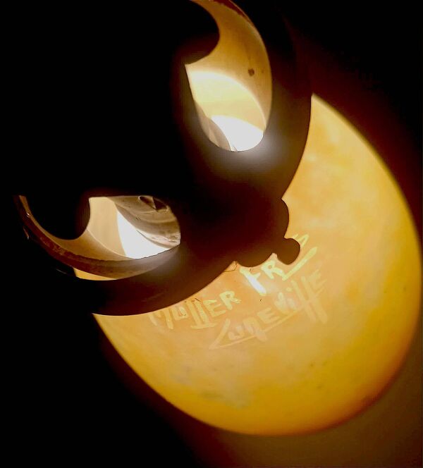 Lampe à système Muller Art Déco Hauteur 53 cm