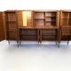 Monumental Wooden Cabinet with Parchment Panels by Gio Ponti, Italy