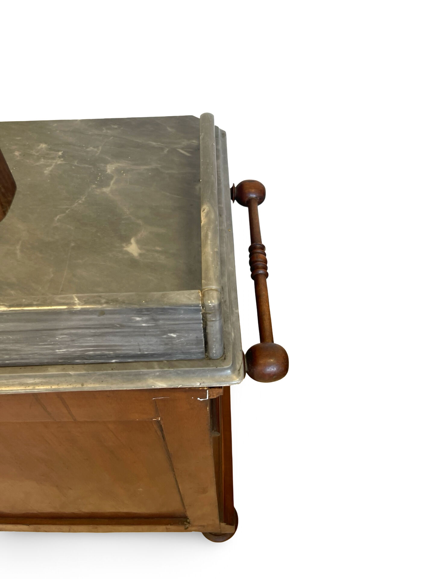 The antique walnut vanity , 19th century