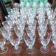 Set of 40 Daum France crystal glasses, Orval model