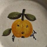 Antique hand painted French plate, Nevers ceramics, 18th century