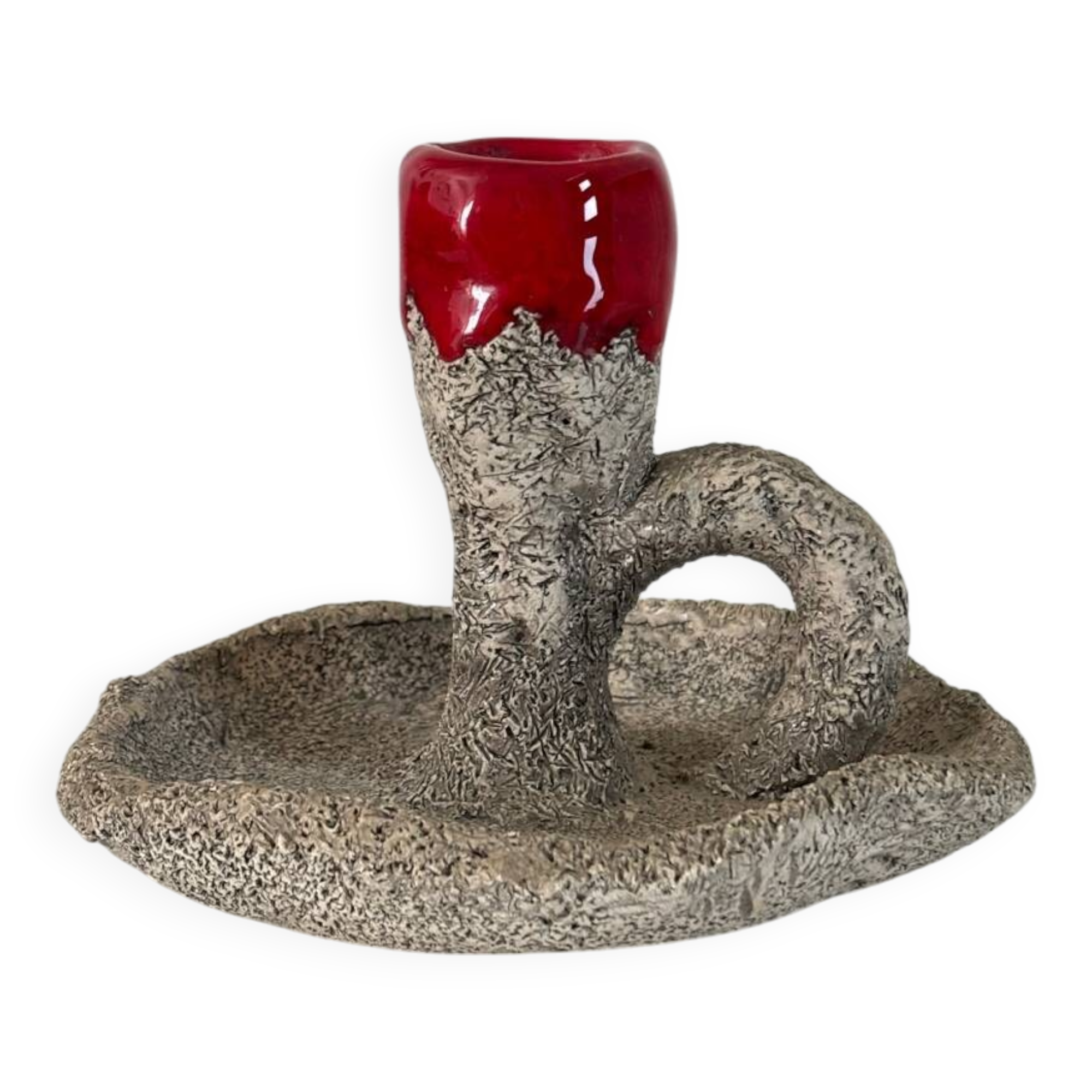 Francis Triay ceramic candle holder