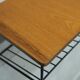 Scandinavian teak string wall shelf, 1960s
