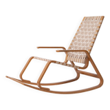 Bentwood rocking chair by Ludvik Volak, Holesov, Czechoslovakia, 1960s