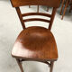 Serie de 10 chaises bistrot bois courbé