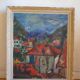 Georges Mathieu Yassef (1943-2024) landscape painting HST