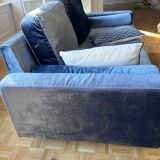Two 3-seater sofas