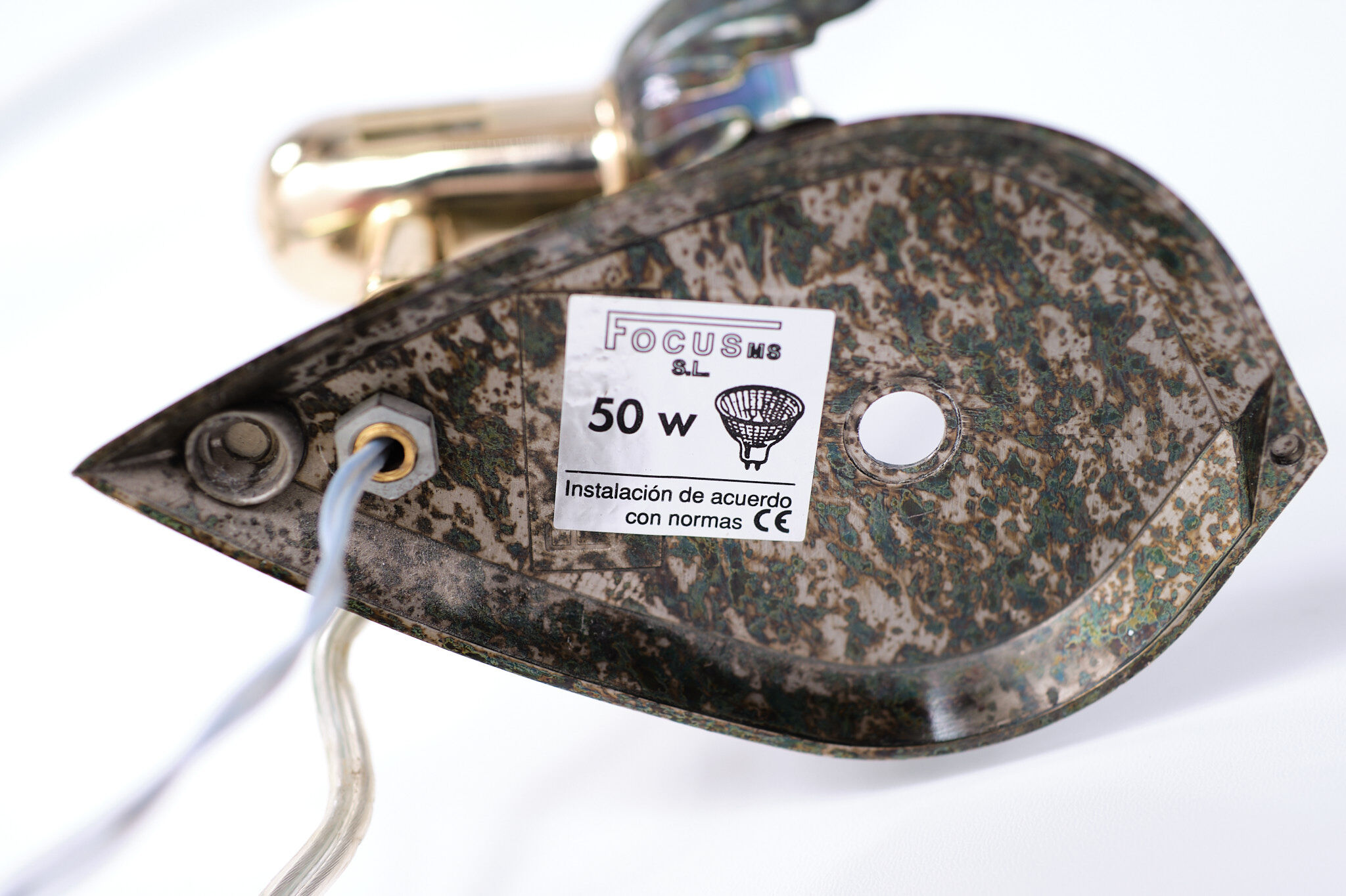 Set post modern diamond shape wall lamps, 1980s, spain