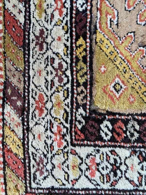 Ancient Persian Kurdish carpet for corridor 108x352 cm