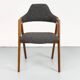 Chaise Compass en teck par Kai Kristiansen pour SVA Møbler, 1960