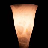 pair Alabaster Table lamps by A Pegasam Spain 1970s