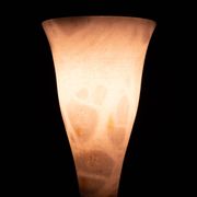 pair Alabaster Table lamps by A Pegasam Spain 1970s