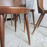 Set of 4 Scandinavian chairs from the 1960s.