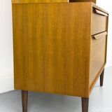 Teak bookcase with drawers from WK Möbel, 1960s