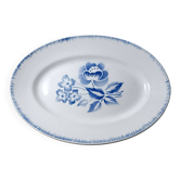 Plat ovale Digoin Sarreguemines décor Simone