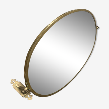 Brass mirror,