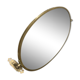 Brass mirror,