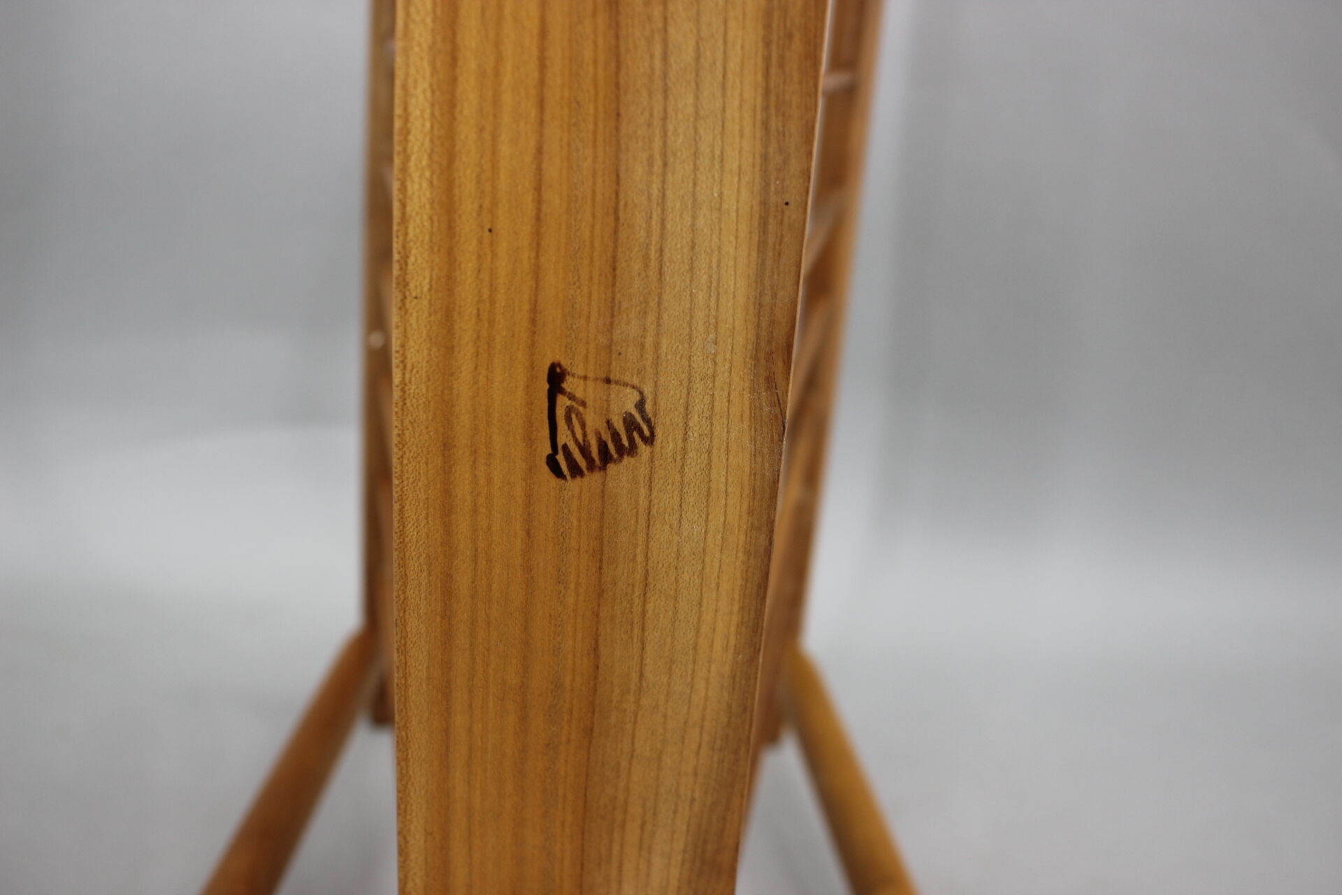 1960s uluv beech newspaper stand, czechoslovakia