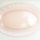Oval dish in pink depression glass "Rosaline" Arcoroc by Luminarc