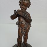 Bougeoirs putti musicians