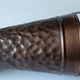 Copper umbrella stand with handle, vintage from the 1970s