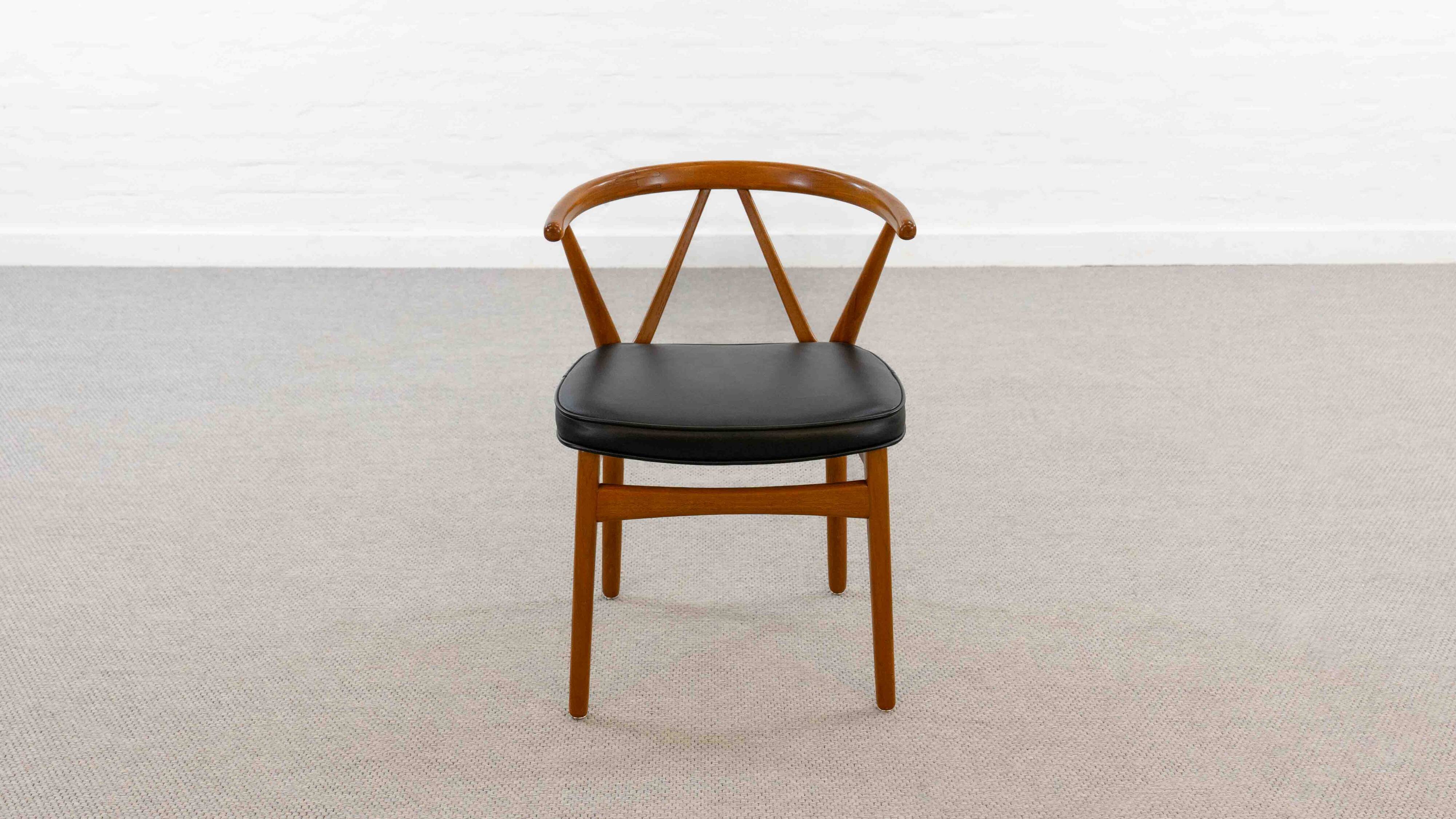 Fauteuil modèle 255 de Henning Kjaernulf pour Bruno Hansen